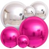 KatchOn, Hot Pink and Silver Balloons - 22 Inch, Pack of 14 | Metallic Hot Pink Foil Balloons, Galentines Day Decorations - 4 of 4