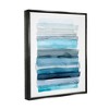 Stupell Industries Water Inspired Blue Grey Ombre Abstract Lines - 3 of 4