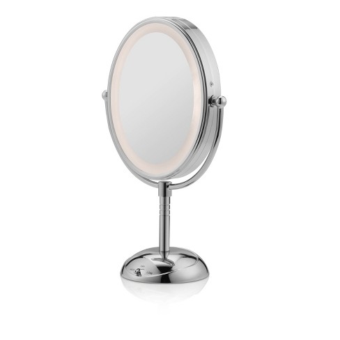tocino recibo Genuino Conair Double Sided Led Lighted Mirror : Target