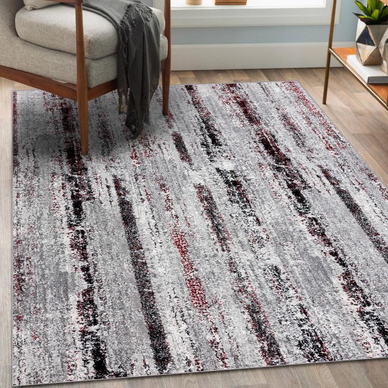 Luxe Weavers Abstract Striped Area Rug, 3 of 11