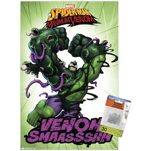 Trends International Marvel Comics TV - Spider- Man: Maximum Venom - Venom Smash Unframed Wall Poster Prints - 1 of 4