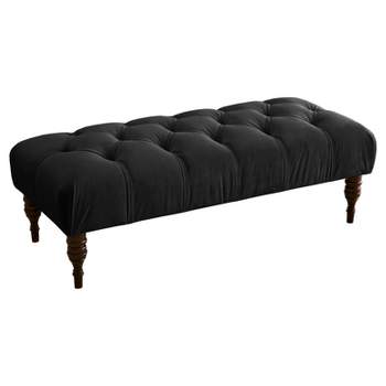 Edwardian Upholstered Tufted Bench - Skyline Furniture