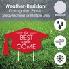 Big Dot of Happiness Red Grad Class of 2026 Outdoor Decorations - Graduation Yard Signs - Set of 8 - 3 of 4