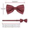 Allegra K Men's Halloween Polka Dots Pre-Tied Work Formal Party Tuxedo Bowknot Bow Ties - 4 of 4