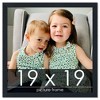 PosterPalooza | Square Slim Profile Black Picture Frame - UV Acrylic, Foam Board Backing, Hanging Hardware - 2 of 4