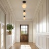 DORESshop 3pk Pear-Shaped Milk Glass Lamp Shades – Soft White Finish – 6" x 5.87" – Replacement Light Covers for Pendant or Vanity Fixture - 4 of 4