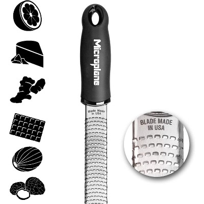Microplane Premium Zester Grater Made In Usa Stainless Steel Blade
