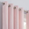 95"x52" Eclipse Aurelia Velvet Room Darkening Grommet Noise Reduction Window Curtain - 3 of 4