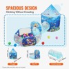 VEVOR 3 in 1 Kids Play Tent with Tunnel, Basketball Hoop for Boys, Girls, Babies and Toddlers, Indoor/Outdoor Pop Up Playhouse, Blue - 4 of 4