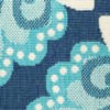 Marlowe Medallion Patio Rug Blue/Green - 3 of 4