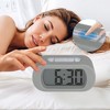 REGALWOVEN Digital Battery Powered Big Numbers Display Oval Alarm Clock 5.4 x 2.6 x 2 Inches - 3 of 4