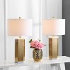 Alya Table Lamp (Set of 2) - 28 Inch Height - TBL4047 - Gold/White - Safavieh - 4 of 4