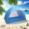 FURNIinspire Camping Tents Beach Tent Sun Shelter, Family Tent For Outdoors, Hiking, Picnic, Beach, Adventure, Blue, 78.74"*59.06"*51.18" - 4 of 4