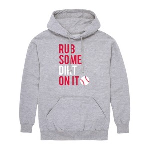Men's - Instant Message - Rub Some Dirt On It Graphic Fleece Pullover Hoodie - 1 of 4