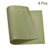 Unique Bargains Heat Resistant Washable PVC Kitchen Placemat 8 Pcs - 3 of 3