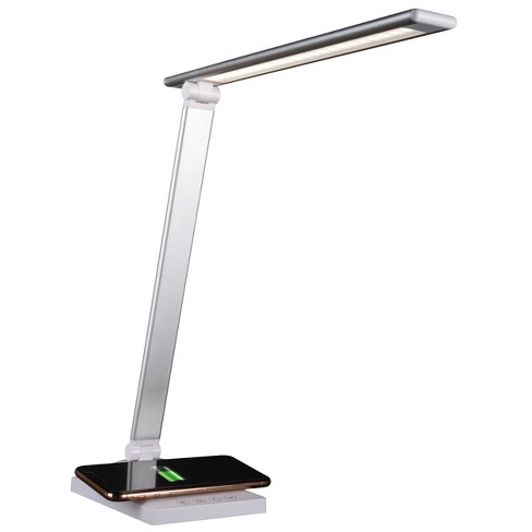 Led Power Up Desk Lamp Wireless Charging (includes Led Light Bulb) White -  Ottlite : Target