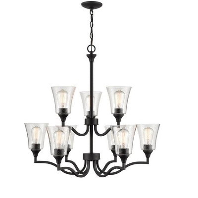 Millennium Lighting Caily 9 - Light Chandelier in  Matte Black