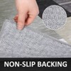 Entryway Rug Runner Rug Washable Kitchen Rug Modern Block Pattern Rugs for Bedroom Indoor Outdoor Rugs - 2 of 4