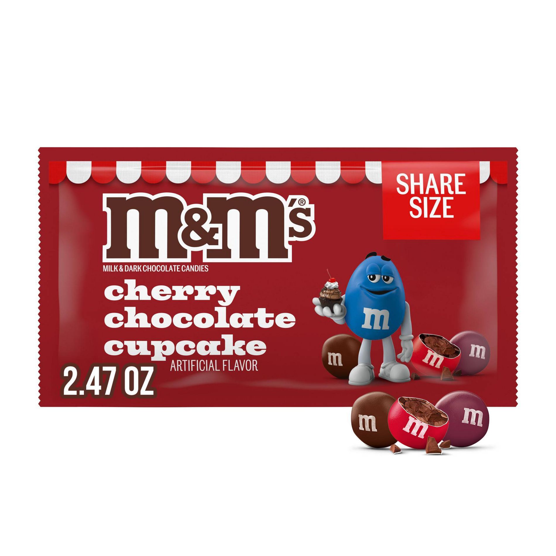 M&M's Cherry Chocolate Cupcake Share Size - 2.47oz