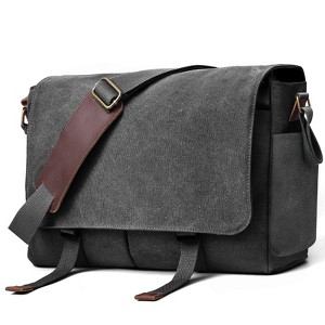 Messenger Bag for men Laptop Bag Retro Canvas Bag Casual single shoulder bag - 1 of 4