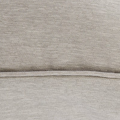 Heather Gray Water-Resistant Patio Chair Cushion Set