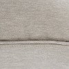 25" x 15" Montlake FadeSafe Water-Resistant Patio Lounge Back Cushion Cover Heather Gray - Classic Accessories: Slipcover for Chaise Lounge - 3 of 4