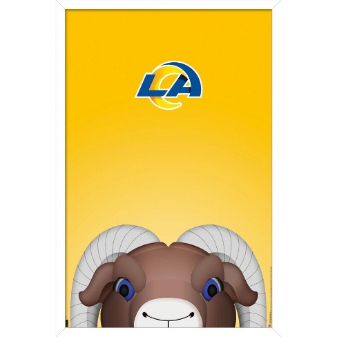 Trends International Nfl Los Angeles Rams - Neon Helmet 23 Unframed Wall  Poster Print White Mounts Bundle 14.725 X 22.375 : Target