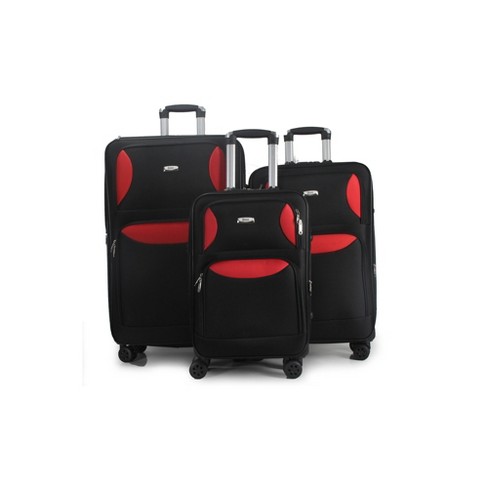 Soft sided carry on luggage with spinner wheels hot sale