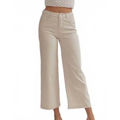 Women's Cropped Flare Jeans - entro