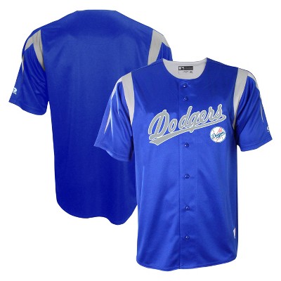 dodgers button up jersey