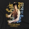 Baby Bruce Lee Two Tone Year Of The Dragon Infant Bodysuit - 2 of 3