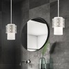 Livex Lighting Calinda 1 - Light Pendant in  Brushed Nickel - 3 of 4