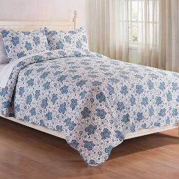 C&F Home Chesapeake Bay Cotton Quilt Set - Reversible and Machine Washable