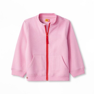 Toddler Adaptive Track Zip-Up Sweatshirt - LEGO® Collection x Target Pink 2T