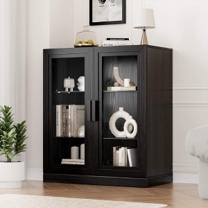 Lirago Accent Storage Cabinet Medicine Cabinets 36*31 Black - 1 of 4