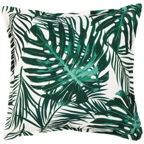 Andala Pillow - Green/White - 18"X18" - Safavieh - image 1 of 4