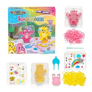 Rainbow Loom: Care Bears Loomies - Cheer Bear & Funshine Bear, Rubber Band DIY Character Kit, Exclusive Cheer Bear Loom, Ages 7+ - 1 of 4