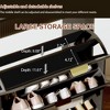 Narrow Fluted Shoe Storage Cabinet with 2 Flip Drawers, a Drawer, Modern Shoe Cabinet for Entryway, Freestanding Hidden Shoe Rack for Small Spaces - 2 of 4