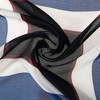 INSPIRE CHIC Women's Stripes Printed Square Satin Neck Scarves 1Pc - 4 of 4