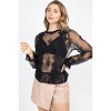 Slickblue Floral Embroidered Slim Fit Cotton Dress for Women, Day to Night Style, Black, Size S-L - 2 of 4