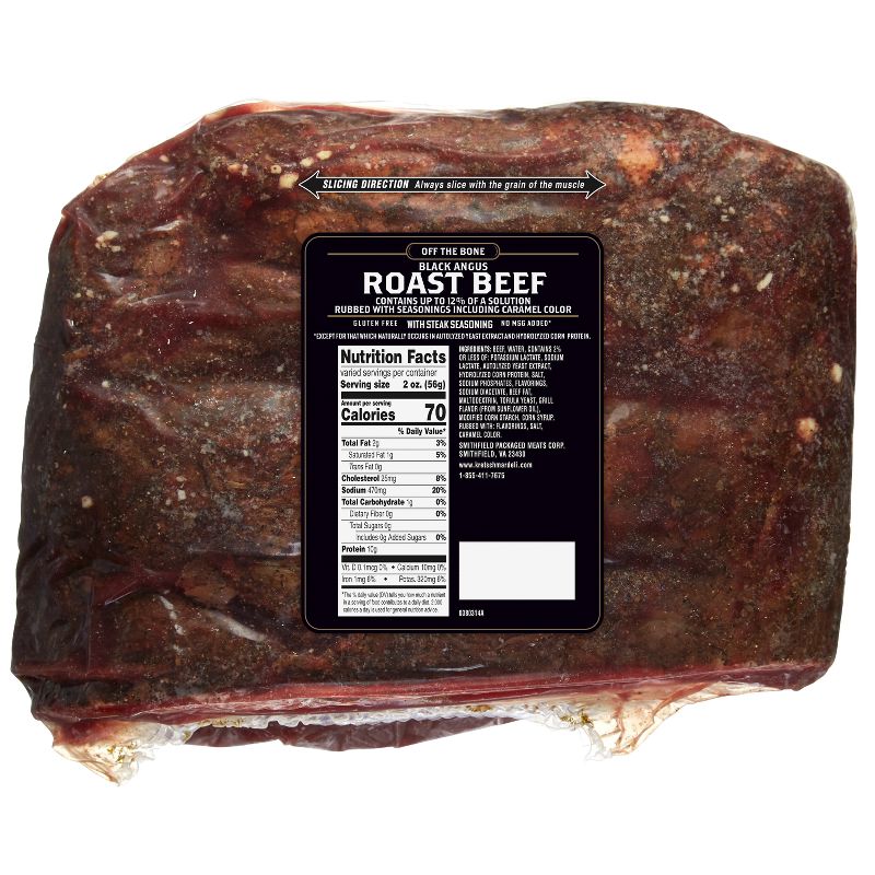 Kretschmar Off the Bone Black Angus Roast Beef - Deli Fresh Sliced - price per lb, 2 of 4