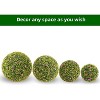 4 Pack 12.5" Artificial Topiary Balls for Home Decor, Large Hanging Topiary Balls for Indoor Outdoor Decor,Pink - 2 of 4