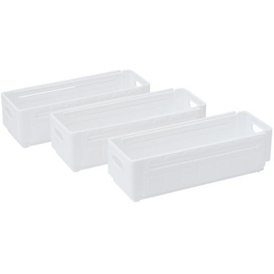The Lakeside Collection Expandable Kitchen Storage Boxes - Set of 3 Small