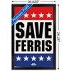 Trends International FERRIS BUELLER - SAVE Framed Wall Poster Prints - 3 of 4
