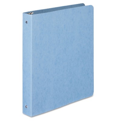 Wilson Jones PRESSTEX Round Ring Binder 1" Cap Light Blue 38612