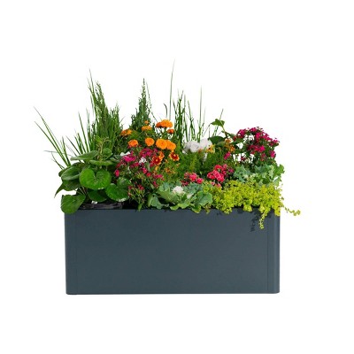 Midnight Blue 42" x 42" Tall Metal Raised Garden Bed