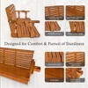 Fortune Candy Wooden Porch Swing 2-Seater/3-Seater for Outdoor Patio Garden Yard (5 ft.) - 2 of 4