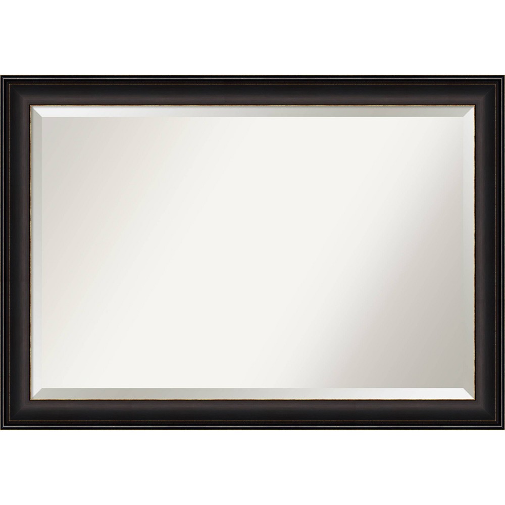 Photos - Wall Mirror 40" x 28" Trio Framed  Oil Rubbed Bronze - Amanti Art