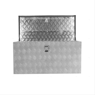Aluminum Truck Tool Box with Lock, Waterproof Storage Box for Trailer, Garage, and Home Use – Multiple Sizes Available