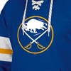 NHL Buffalo Sabres Men's Long Sleeve Hooded Sweatshirt with Lace - 3 of 3